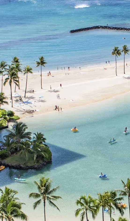 Travelers exploring a popular tourist location with cultural landmarks
